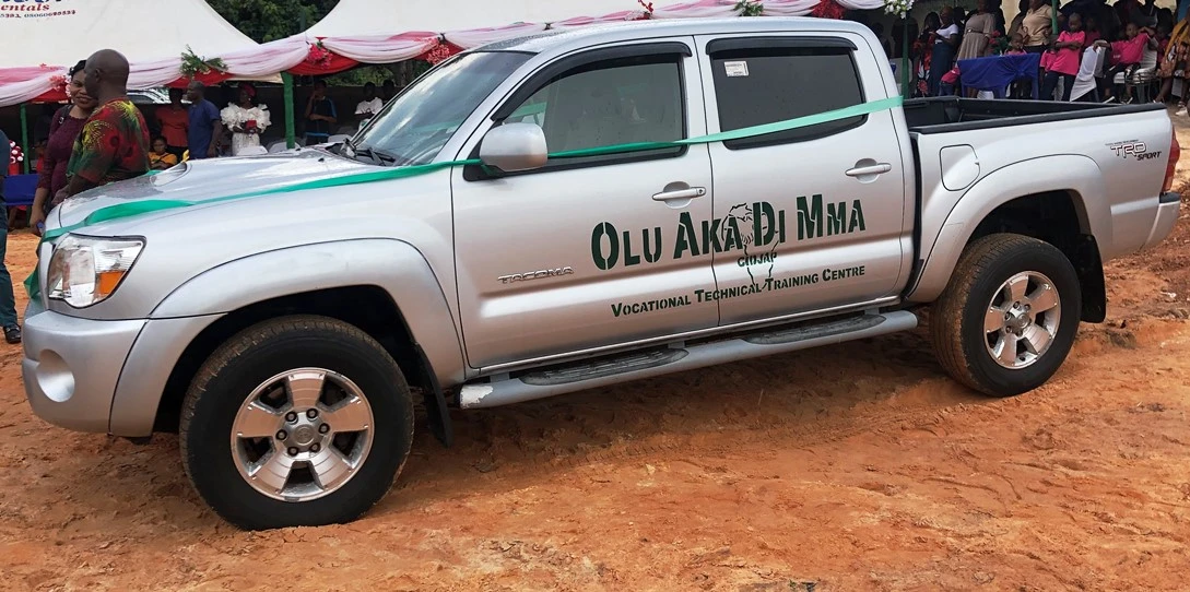 VTTC Olu Aka Di Mma Receives Hilux Vehicle to Boost Training and Outreach
